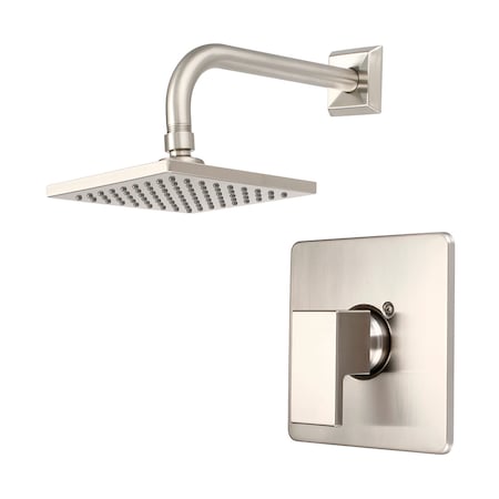 Pioneer Industries 1-Handle Shower Trim Set, Brushed Nickel, Wall T-4MO300-BN